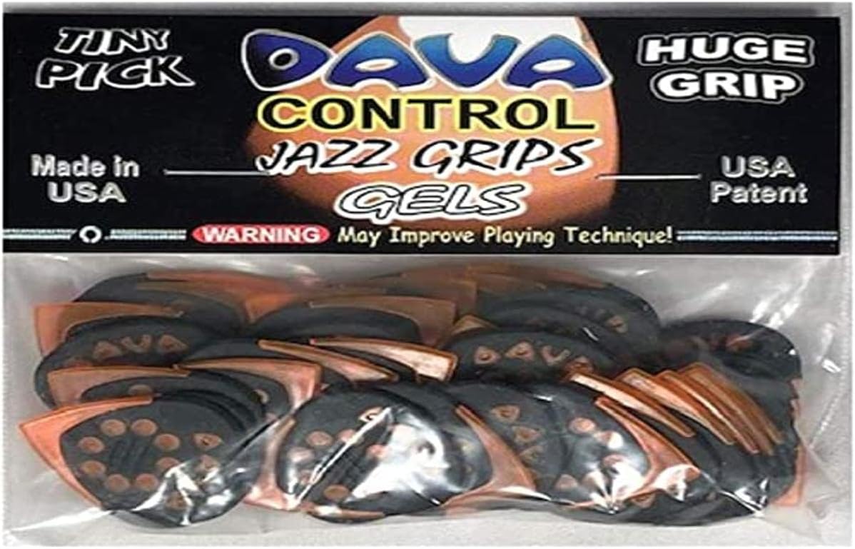 Dava Multicolor Guitar Picks - Ultimate Grip!