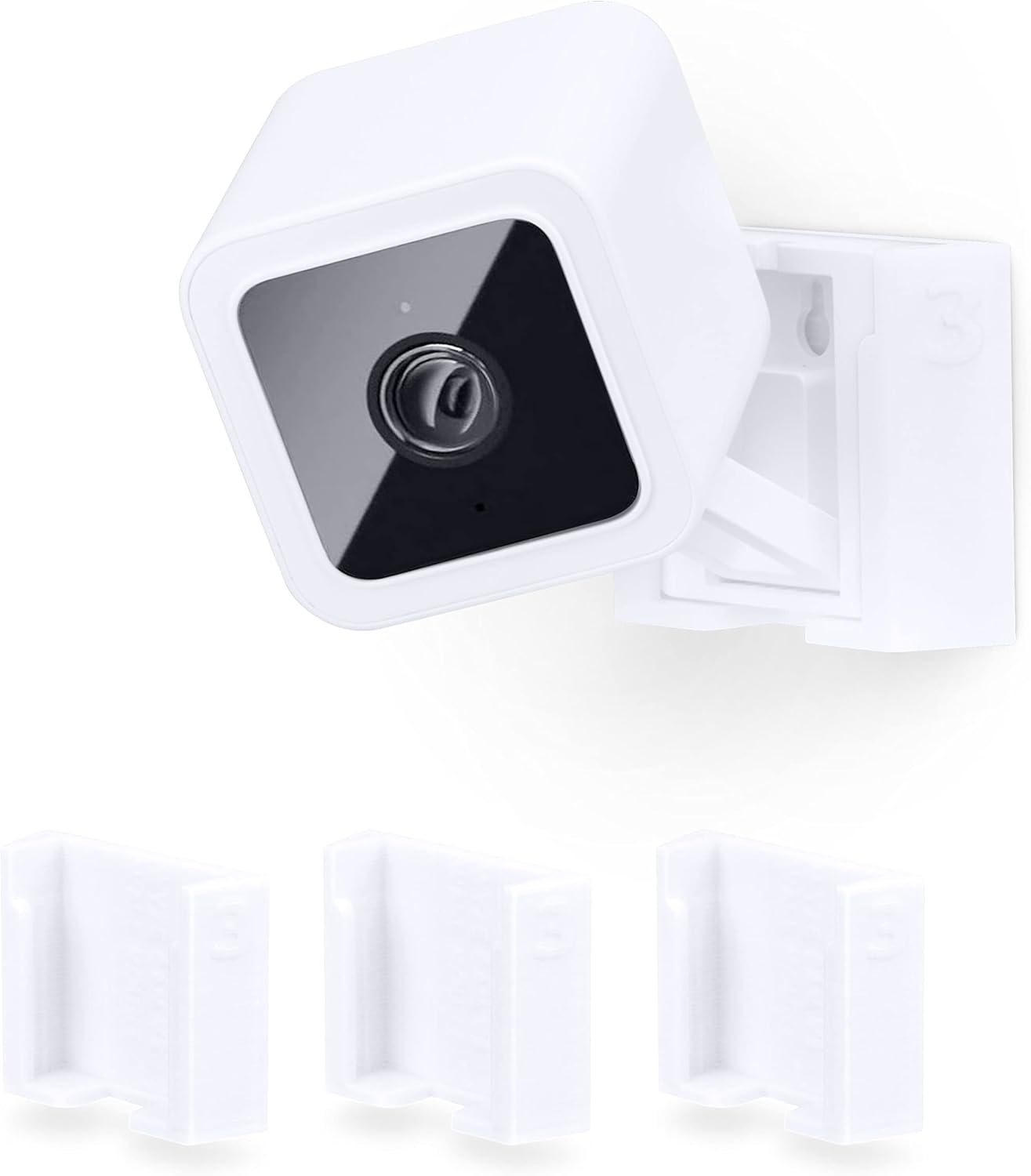 BRAINWAVZ Pack of 3 VHB Adhesive Wyze Cam Mounts