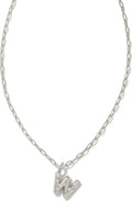 Crystal Letter Short Pendant Necklace - Personalized CZ Initial this