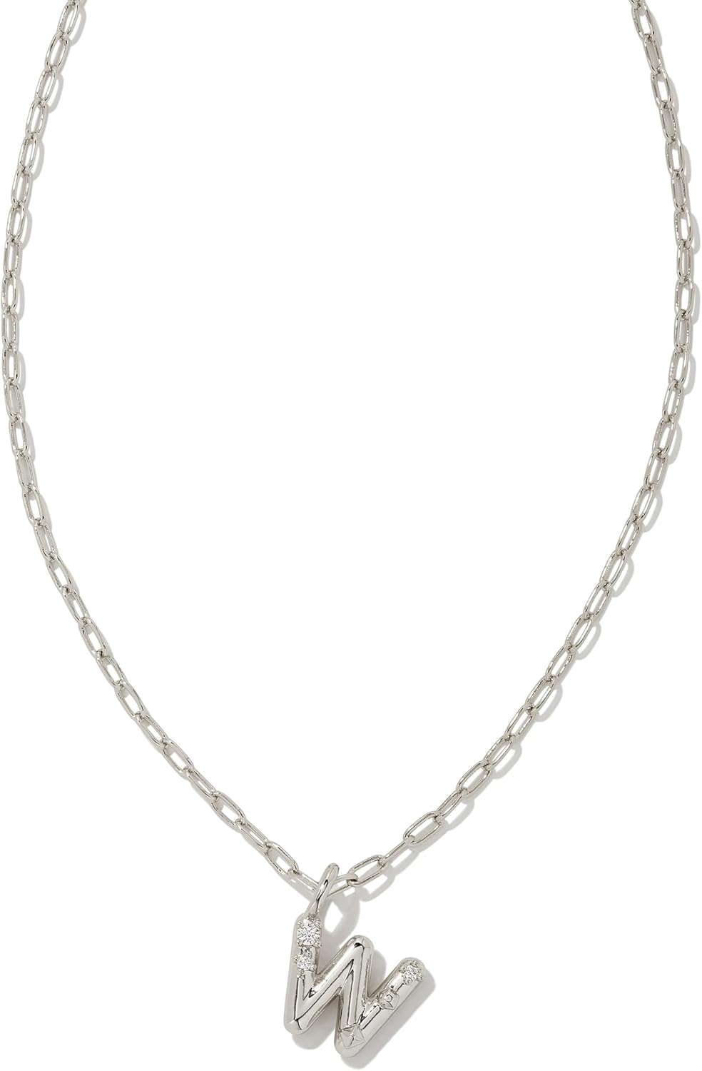 Kendra Scott Crystal Letter Short Pendant Necklace for Women