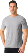 Merino Protect 100% Merino Wool T Shirts for Men - Odor Resistant
