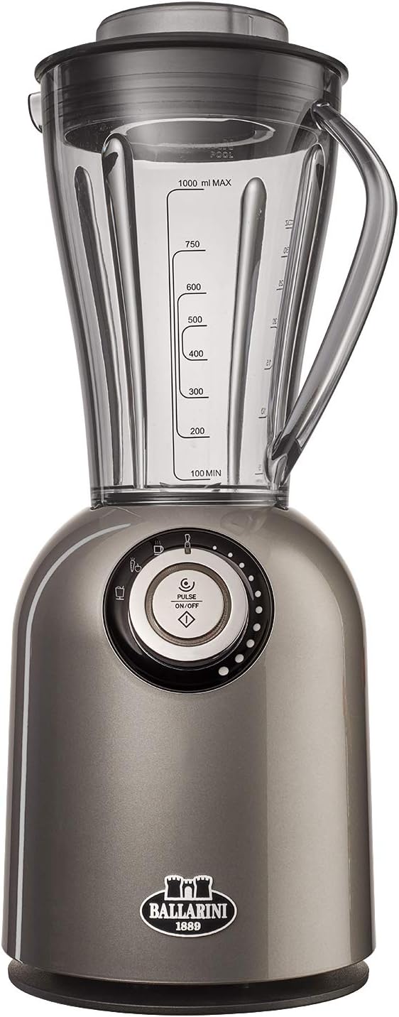 Italian Crafted Ballarini Blender - Metallic Grey Powerhouse