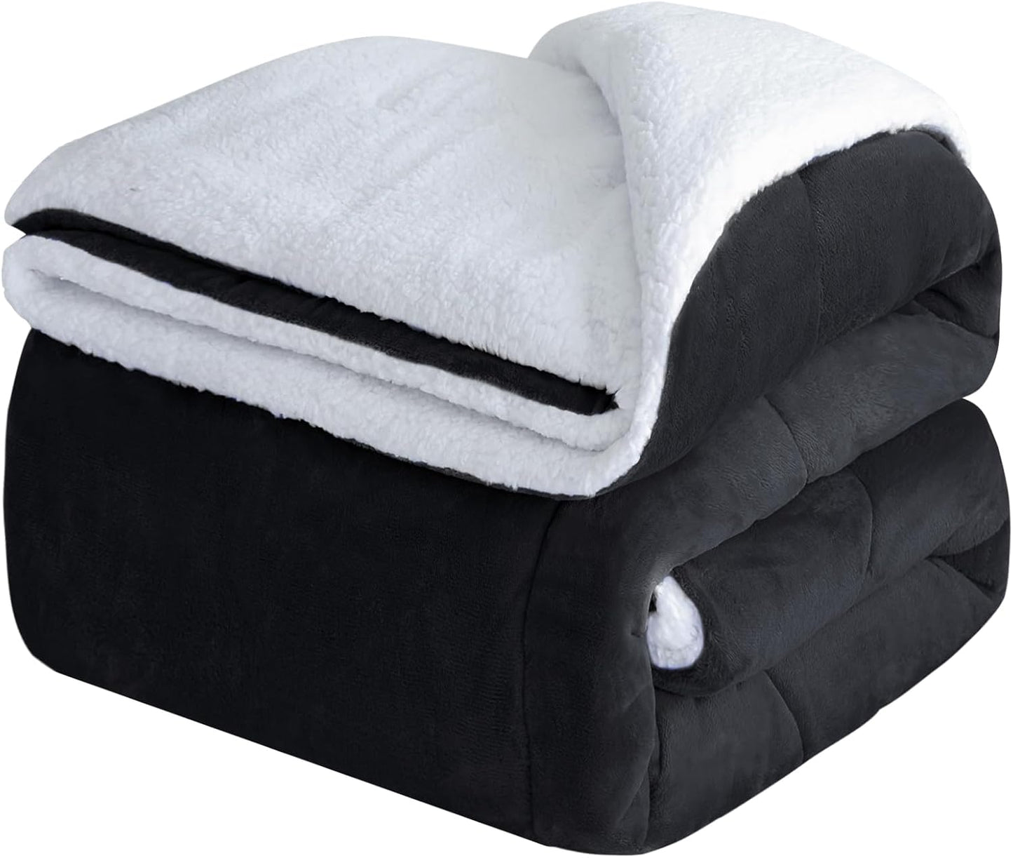 CHOSHOME Sherpa Fleece Blanket - Soft Warmth for Winter Use