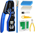 RJ45 Crimp Tool Kit for Pass Through RJ45 Connectors - Compact Pro Kit