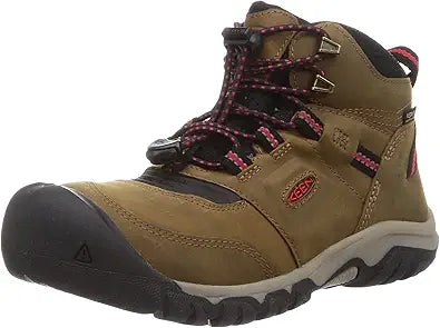KEEN Unisex-Child Ridge Flex Mid Height Waterproof Hiking Boots