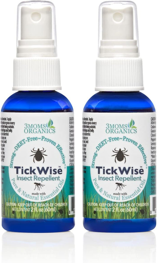 TickWise 2oz Extra Strength Repellent - All-Natural, DEET-Free