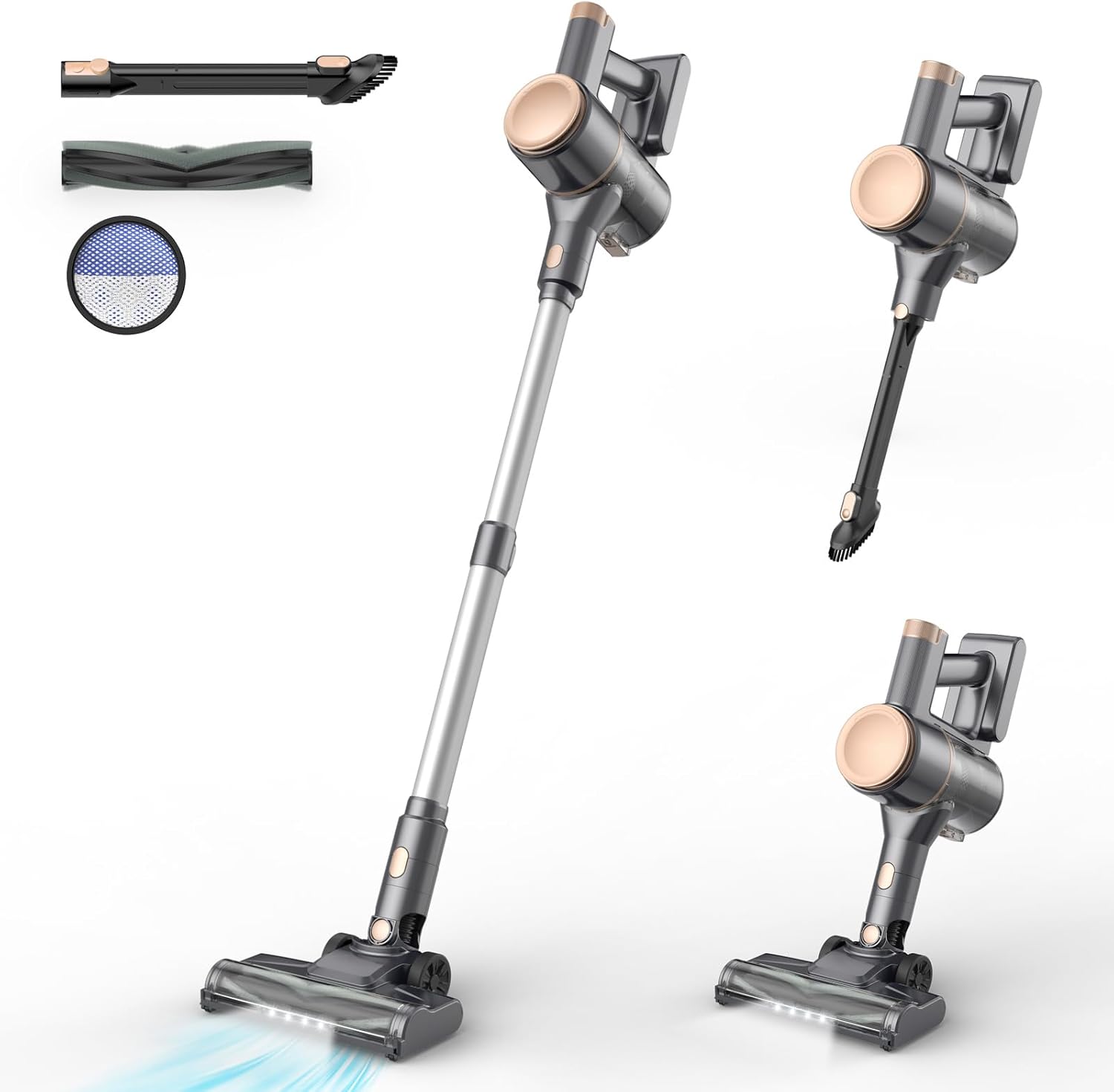 N8 Cordless Vacuum Cleaner with Powerful Suction for Home