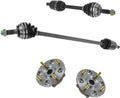TRQ Front Outer Drivetrain Kit CV Axle Shaft & Wheel Hub Bearing