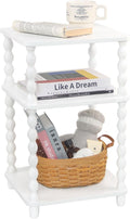 Modern 3 Tier End Table for Living Room and Bedroom Spaces