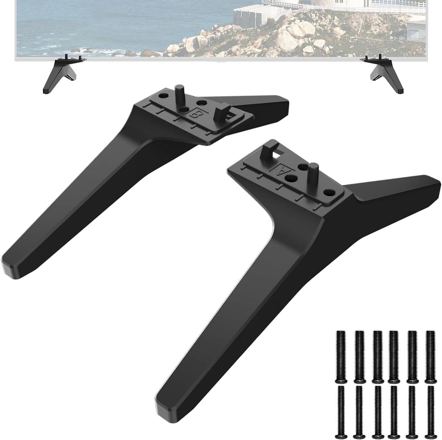 Stylish LG TV Stand Legs | Compatible with Multiple Models