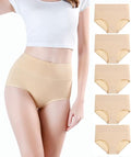 wirarpa Women's High Waisted Cotton Briefs - Soft Full Coverage
