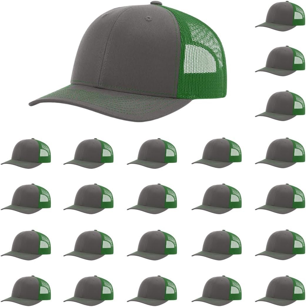 Richardson 112 Classic Six-Panel Adjustable Snapback Trucker Cap