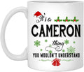 Cameron's Christmas Mug - A Personalized Perk Me Up!