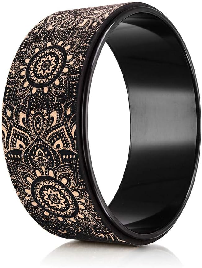 Yoga Wheel | Eco-Printed, Extra Strength | Enhance Postures