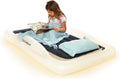 Inflatable Travel Bed LED Lights with Remote - Kids Twin Air Mattress
