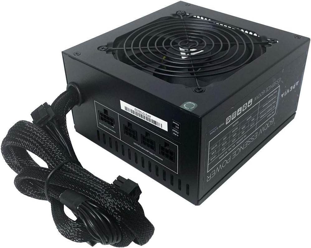 Apevia ATX-ES600W: Efficient 600W Gaming Power Supply
