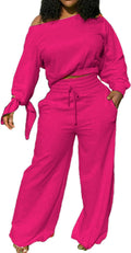 sexycherry Casual 2 Piece Outfits for Women - Soft Two Piece