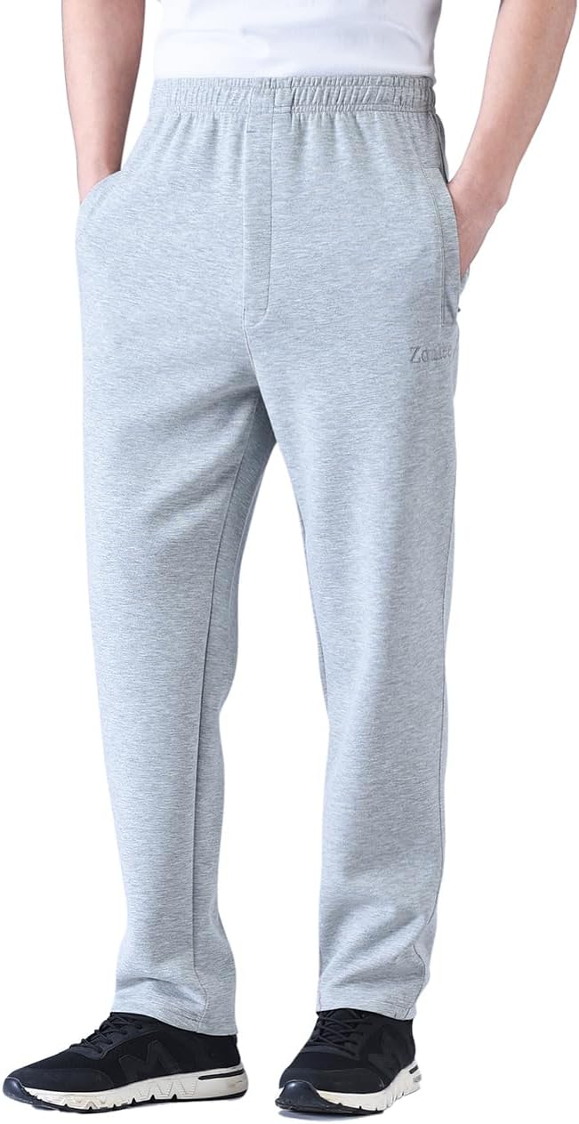 Zoulee New Men's Classic Drawstring-Waist Jogger Pants Review