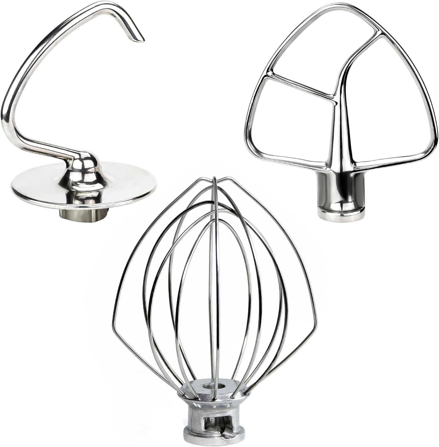 Funmit Mixers Accessories Stainless Steel Attachments Set for Kitchen