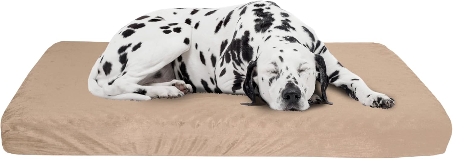 Orthopedic Dog Bed with Memory Foam for Large Dogs - 37x24