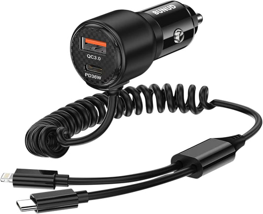 66W Fast USB C Car Charger for Quick Charging