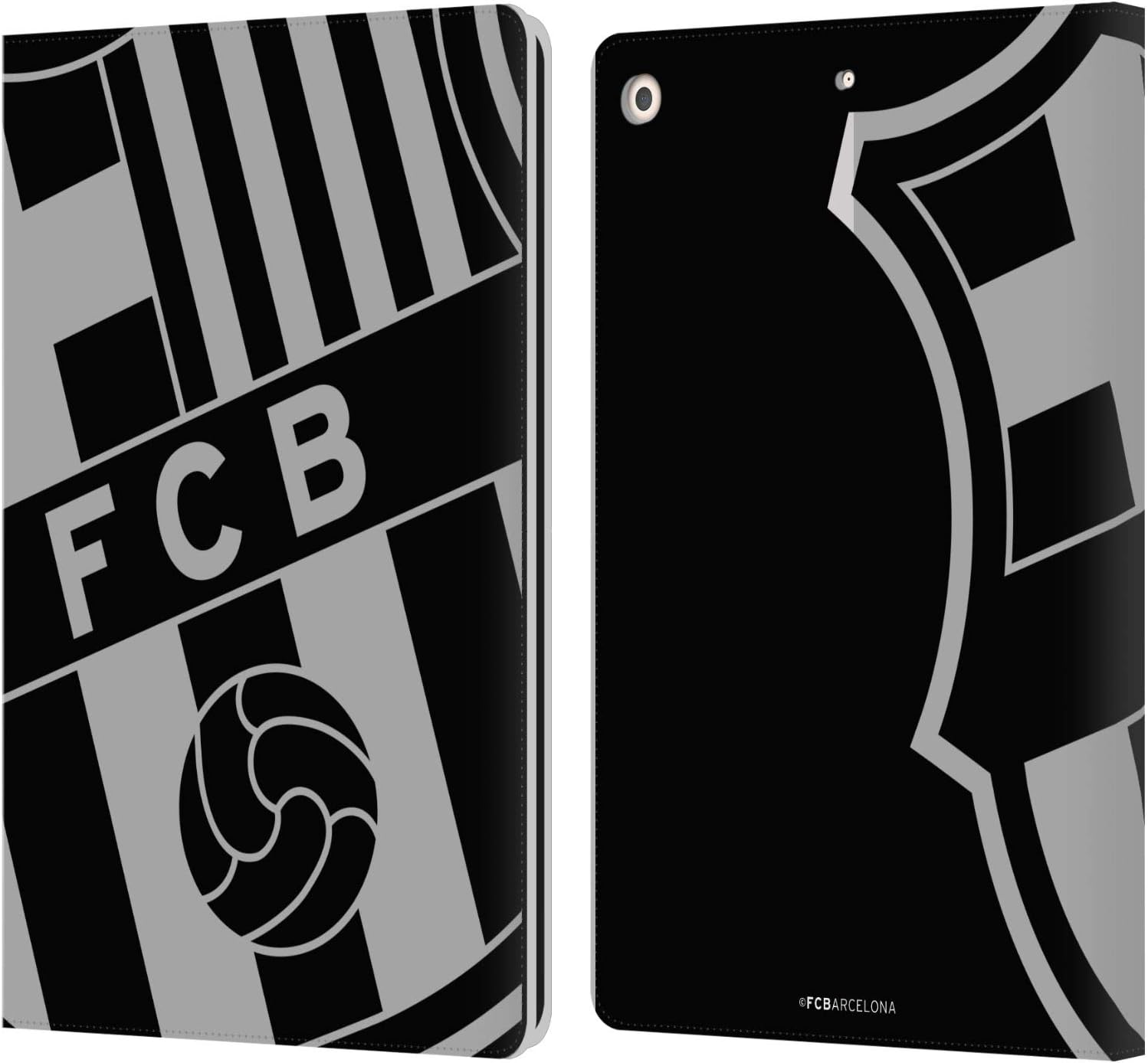 FC Barcelona Oversized Crest Leather Wallet Case for iPad 10.2