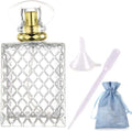 Clear Thick Glass Perfume Atomizer Set - JJKMALL