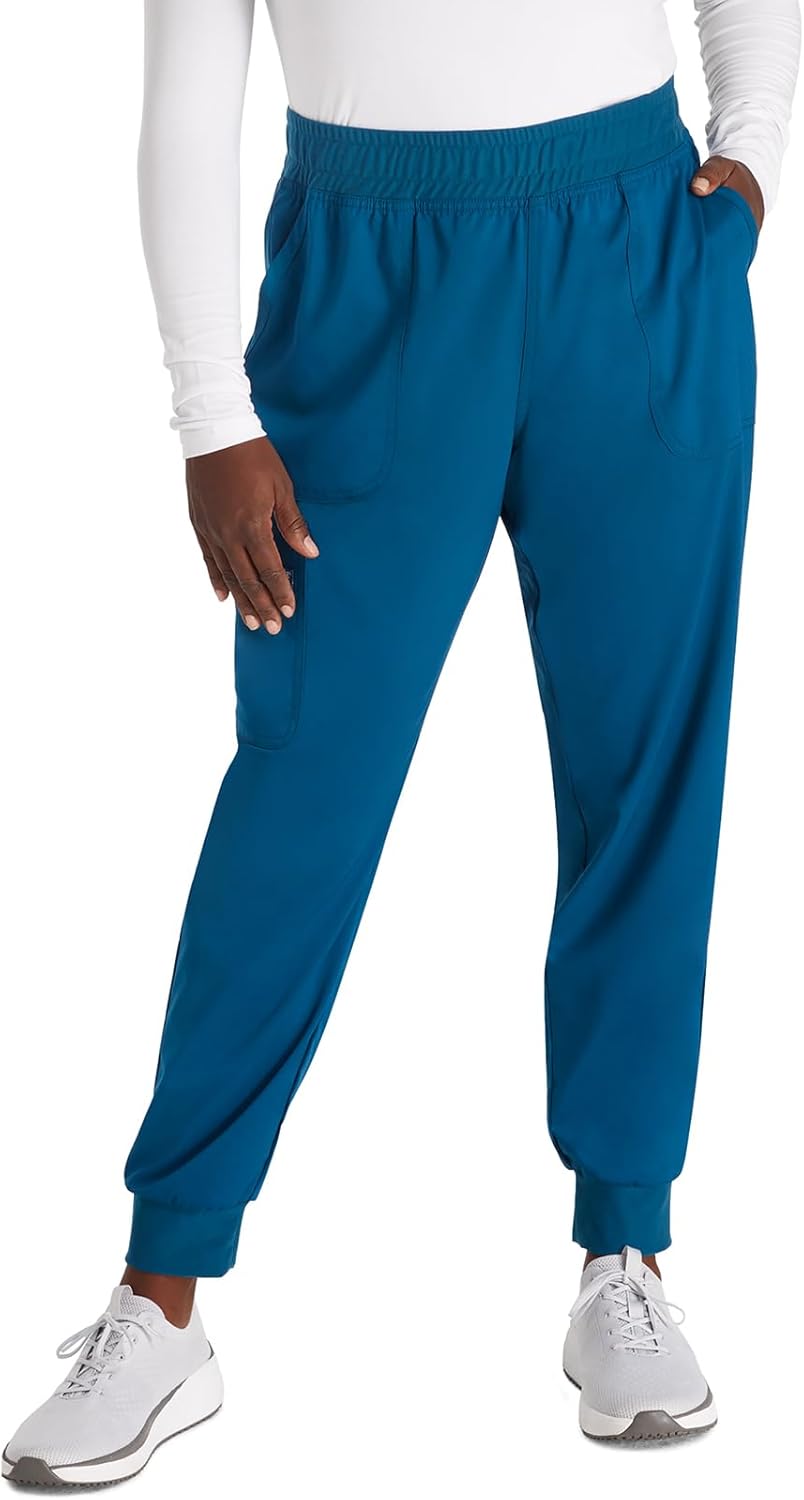 Cherokee Women's Jogger Scrub Pants with 5 Pockets for Comfort