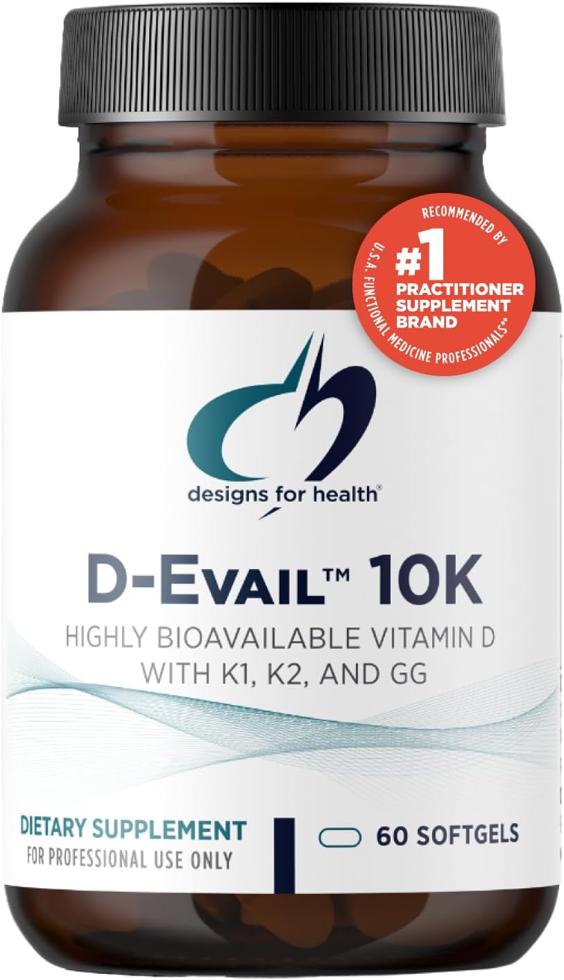 D-Evail 10K Vitamin D Supplement with K1, K2 for Health