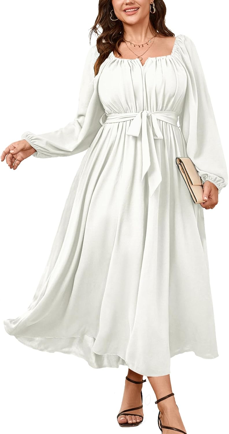 Elegant Plus Size Maxi Dress for Weddings and Special Occasions