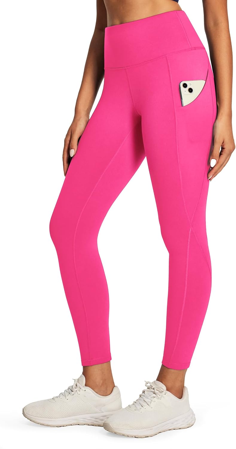 Fleece Lined Leggings Women Thermal High Waisted Pants for Winter