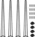 SMARTSTANDARD 42 Inch Hairpin Table Legs for Stylish Furniture