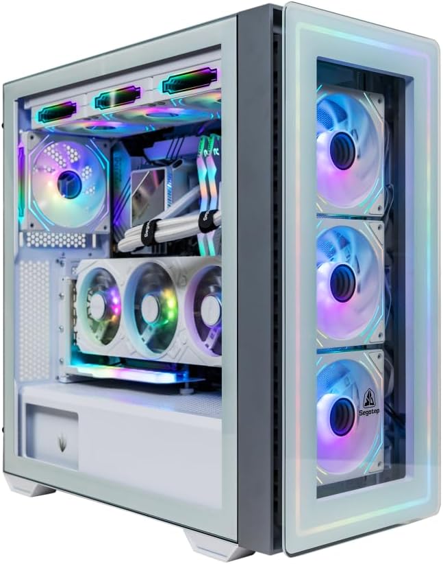 SEGOTEP Gank 360 RGB Gaming Desktop Case with ARGB Lighting