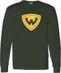 UGP Campus Apparel Unisex College Logo Long Sleeve Tee - Wayne State