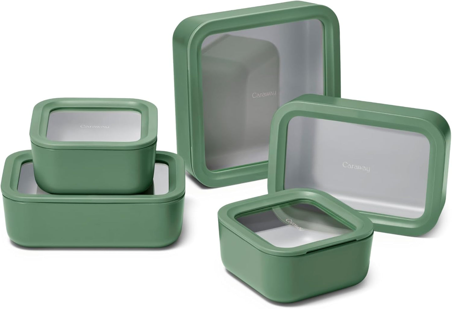 Caraway 13pc Glass Food Storage Container Set - Non Toxic & Stylish