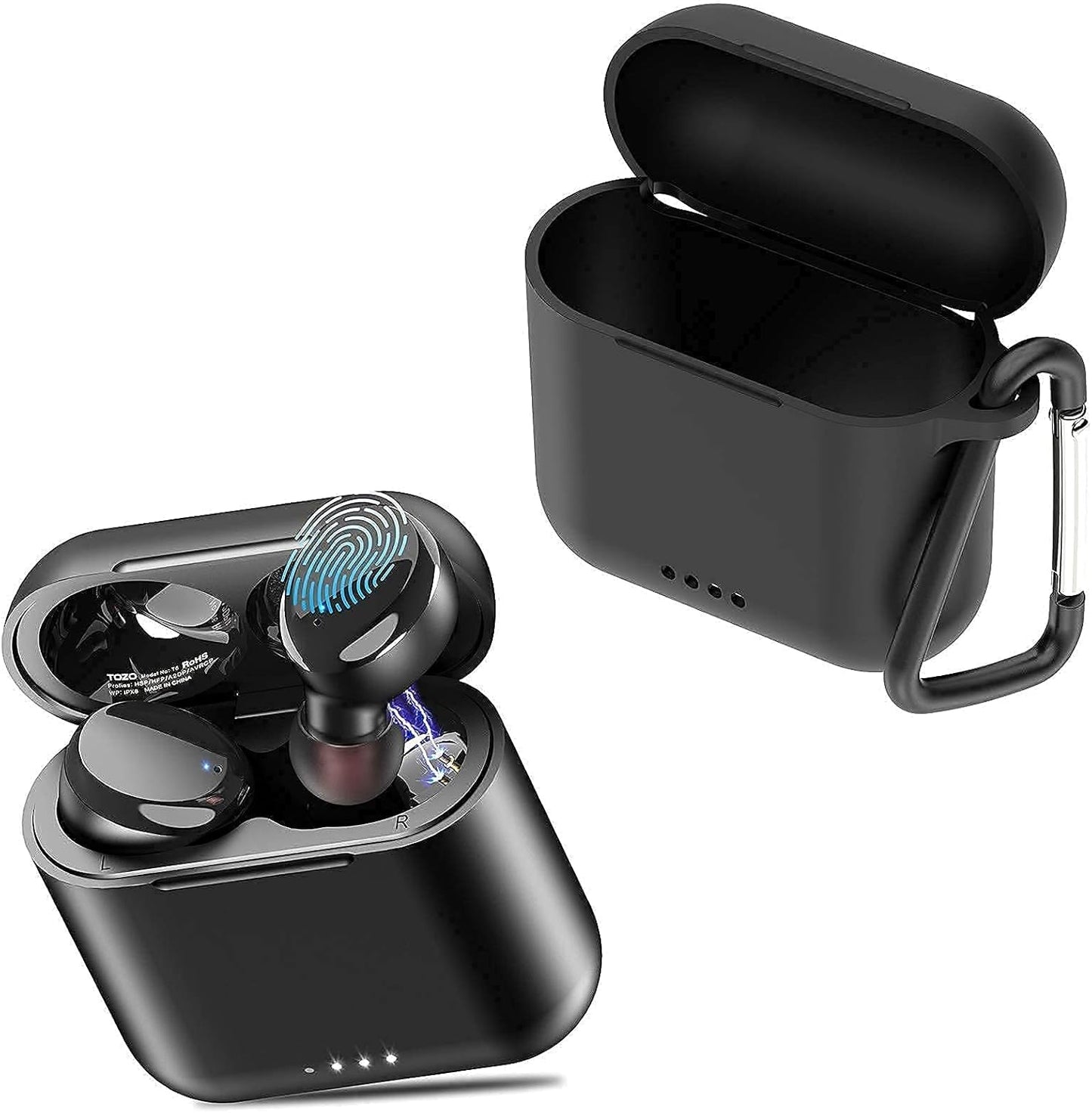 TOZO T6 Wireless Earbuds + Protective Case