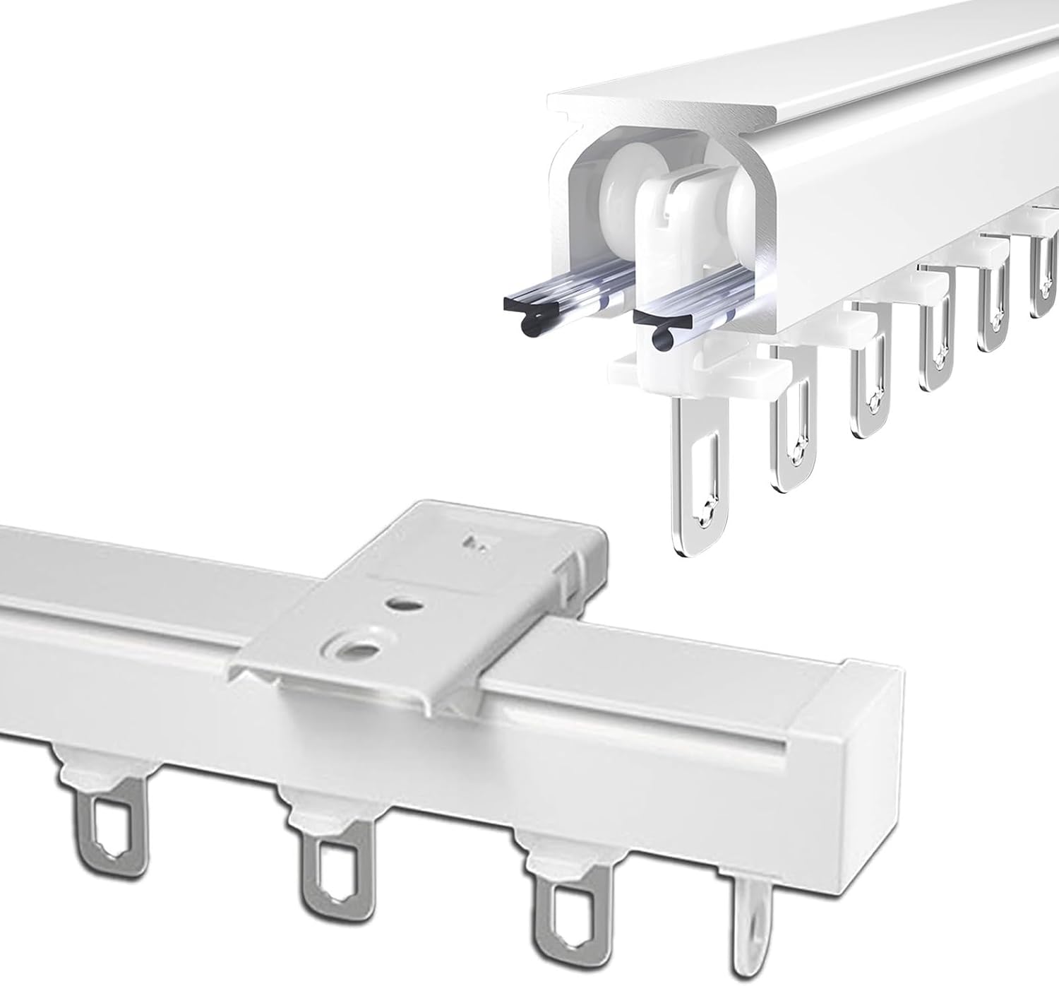 Heavy Duty Ceiling Curtain Rails - Seamless Gliding for Any Room