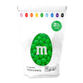 M&MS Peanut Green Chocolate Candy 2lb Resealable Pack - Party Favor