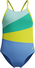 Speedo Girl's Swimsuit One Piece Thin Straps - Durable Swim Shape