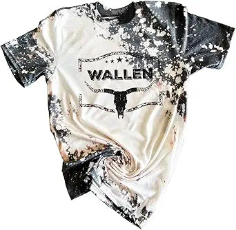 Retro Skull Western T-Shirt for Women - Cattle Skull Graphic Tee