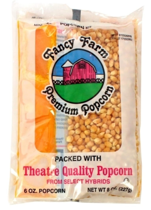Fancy Farms Popcorn Mini-Max Kit - Perfect for Movie Nights