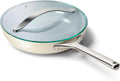 Caraway Nonstick Ceramic Frying Pan with Glass Lid - 10.5 in