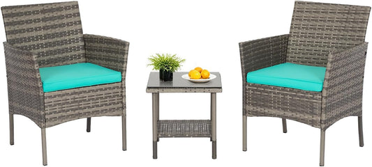 3-Piece Patio Furniture Set for Stylish Outdoor Seating