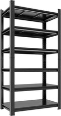 Metal Garage Shelving Unit 6-Tier Heavy Duty Storage Rack - Stable