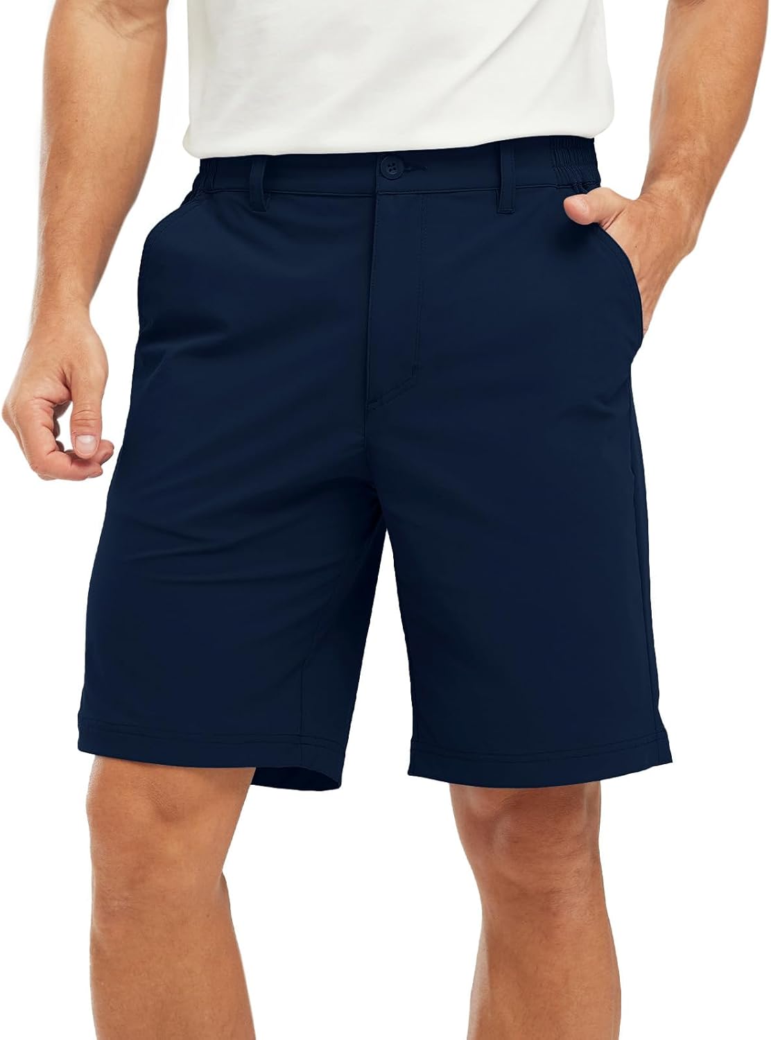 TBMPOY Men's Golf Shorts 9in Quick Dry Casual Travel Shorts