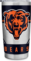 20oz Stainless Steel NFL Football Tumbler with Lid - Insulated