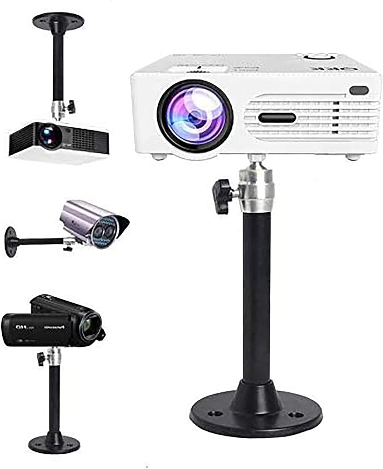 360 Adjustable Mini Projector Mount for Versatile Setup!