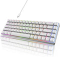 Compact RGB Mechanical Keyboard w/ Hot Swappable Gateron Blue Switches