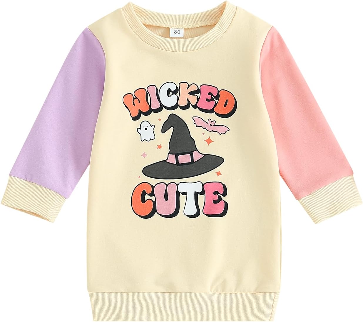 Pink Santa Sweatshirt for Toddler Girls