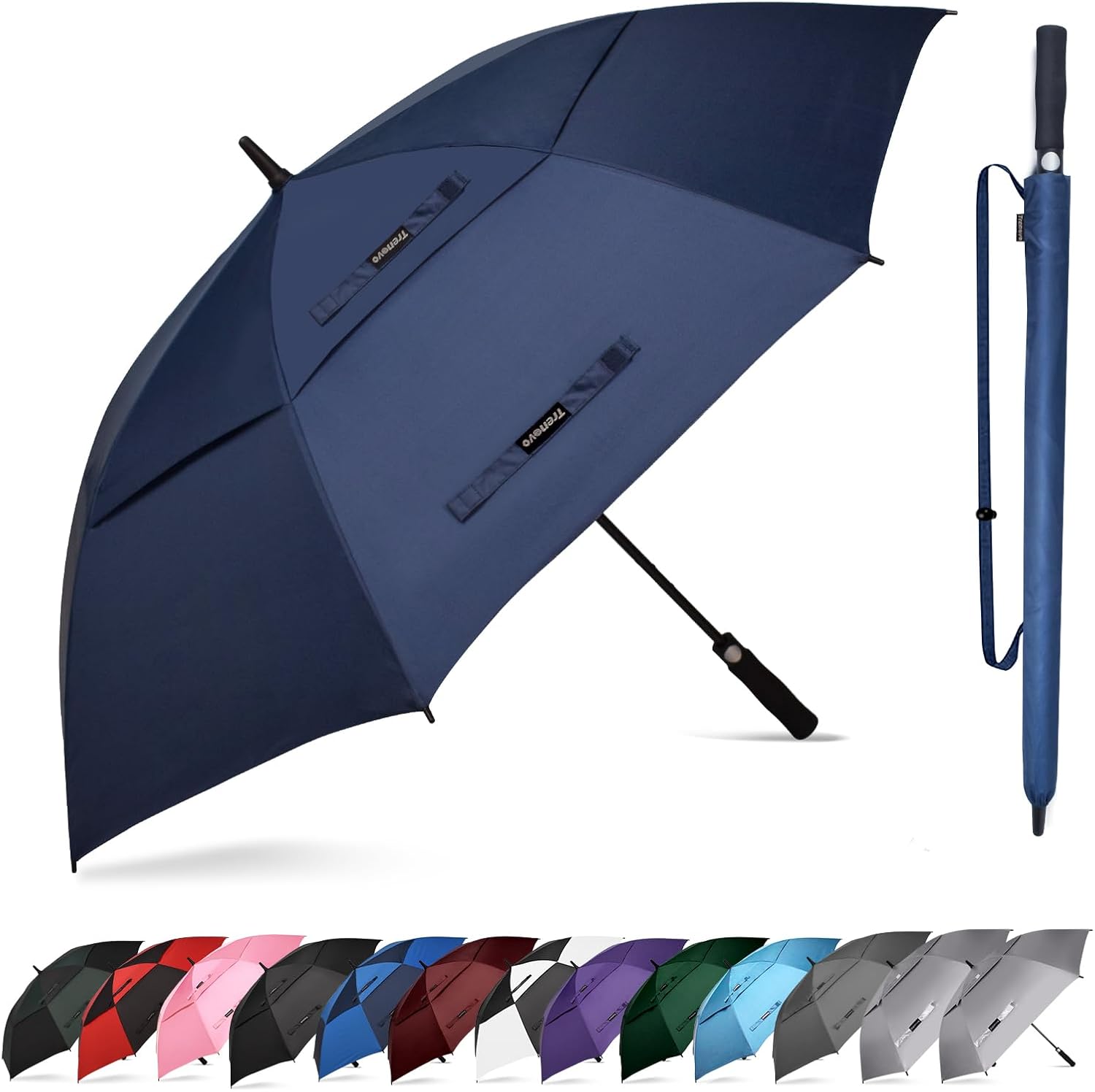 Extra Large Auto Open Golf Umbrella for All-Weather Protection